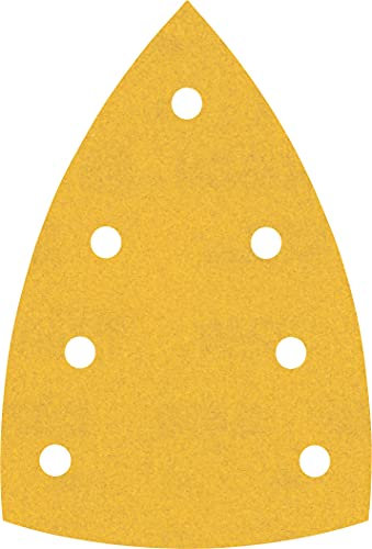 Bosch 10x Feuilles abrasives EXPERT C470 à 7 trous (pour Peinture sur bois, Bois dur, Ø 100x150 mm, Grain 240, Professional Accessoire Ponceuse Multi)