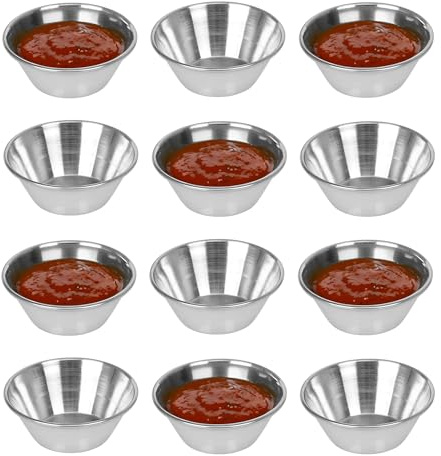 Chabrias Ltd Stainless Steel Condiment Sauce Ramekins