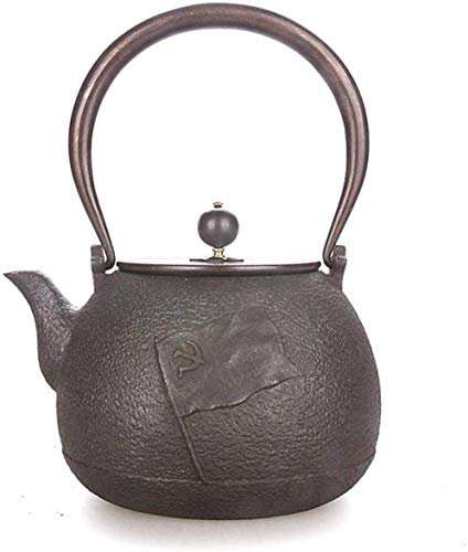 Juegos De Té Simples Y Creativos Tetera De Hierro Fundido 1300 Ml Olla De Hierro Antigua Del Sur Tetera De Hierro Fundido Sin Recubrimiento Hecha A Mano Juego De Té De Kung Fu Hier