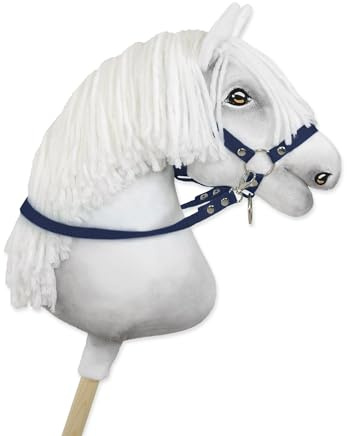Rênes pour Cheval de Loisir. Les Chevaux ne sont Pas Inclus dans Le Prix. Bleu Marine.