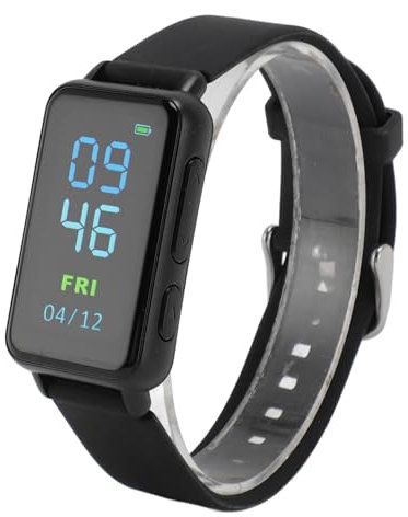 GOWENIC Orologio Registratore Vocale Intelligente, Orologio MP3 con Riduzione del Rumore dello Schermo HD IPS da 1,47 Pollici, Lettore Musicale E Book Fncion, Braccialetto Registratore