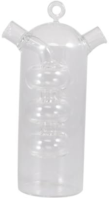 Garneck Dispenser per E Acqua 2 in 1 Dispenser per da Cucina Flacone da 150 Ml Rettangolare per Olive