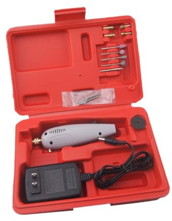 DOITOOL Microtaladro Mini Taladro Eléctrico Portátil Para Madera Plástico Papel Chapa Metal Acrílico Enchufe Europeo Para Manualidades y Joyería
