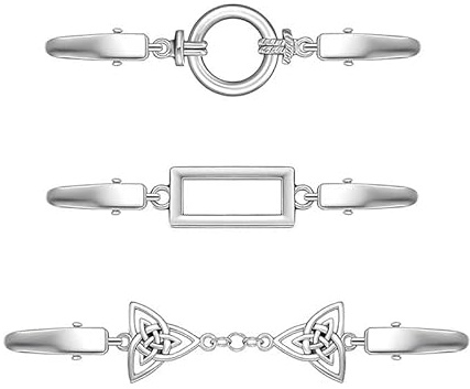 Azlanway Vintage Cardigan Clips per donna – 3 pezzi spilla retrò per maglioni cardigan chiusura colletti, spilla per sciarpe, camicette, abiti, accessori eleganti
