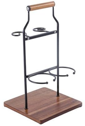 YUGSHNKFC Estante de secado para copas de vino, soporte de exhibición de copas de vino de alta gama, soporte para colgar copas de vino, duradero, decorativo invertido