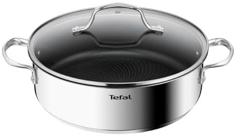 Faitout 26cm INFINITE en inox avec couvercle TEFAL