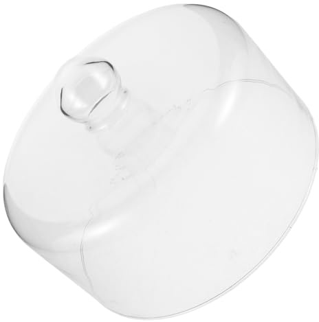 JECOMPRIS Copertura in Vetro per Microonde Elegante e Portatile, Coperchio a Cupola Rotonda Impilabile per Alimenti, per Cucina e Conservazione Sicura