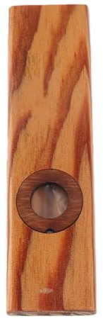 Omquot Suono Simile Al Sassofono Kazoo in Legno Vintage per Canticchiare, Ottimo Compagno Musicale per Suonatori di Strumenti Acustici, Membrane di Ricambio Incluse