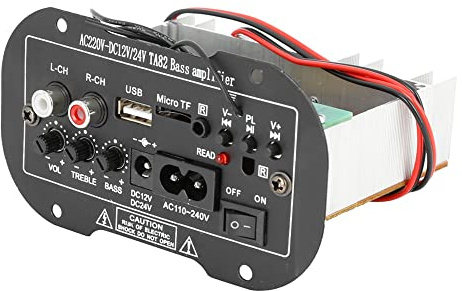 sourcingmap DC12V 24V 35W Car Audio Bass Subwoofer Stereo Power Amplifier Board