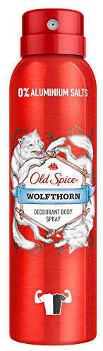 Old Spice Wolfthorn Deodorante spray per il corpo da uomo, 150 ml