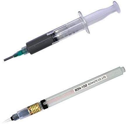 EO-SMD Profi-Set 011 (EO-RP-001, No Clean Reworkpaste/Lotpaste (Schmelzpunkt ca. 217° C), 20 g, SnAg3Cu0,5 (T4) + EO-Flux-Pen, 6 ml, HR/D-110 (No-Clean Flussmittel, 5,8% Feststoff)