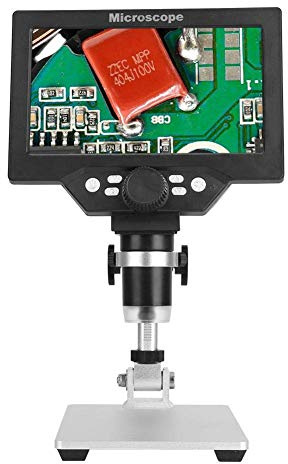 USB Digital Mikroskop 1200-fach mit 7 Zoll HD LCD Monitor Elektronische LED Lupe Werkzeug 110V bis 240V (EU 110V bis 240V)