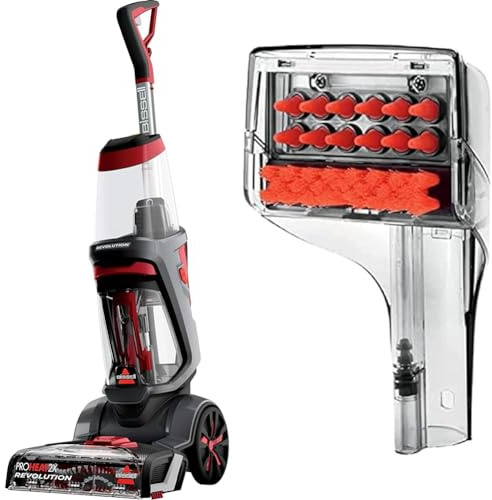 BISSELL 1858N ProHeat 2X Revolution Teppichreinigungsgerät, (800 W - 3.7 L) + Tiefenreinigungs-Aufsatz für alle Bissell Flecken-und Teppichreinigungsgeräte