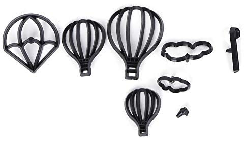 2 set 8 pezzi/set mongolfiera taglierina stampo per dolci in plastica facile da usare e fai da te adatto per biscotti fondente