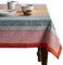 Maison d' Hermine Tischdecke, 100% Baumwolle, 140cm x 180cm dekorative quadratische Ostertischdecken, waschbare Tischdecke für Hochzeit, Restaurant, Buffetparty, Provence – Frühling/Sommer