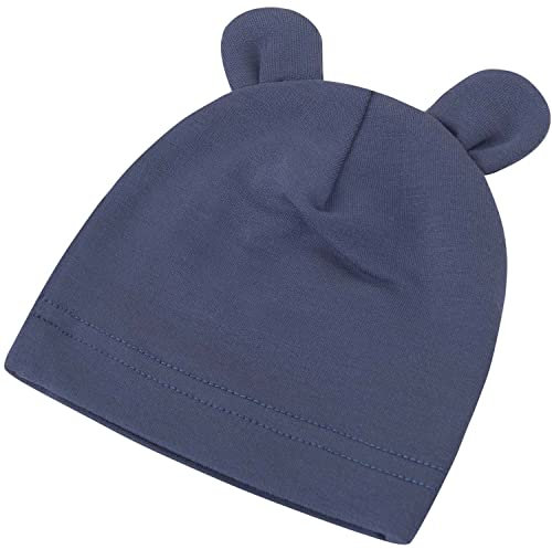Sevira Kids - Babymütze Bär, Bambus, einfarbig