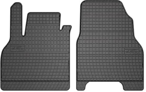 FROGUM EL Toro Gummimatten Ganzjähriges-Set von Autofussmatte Auto Fußmatten für Mercedes-Benz Citan W415 2012-2021, für Renault Kangoo II 2007-2021 | Beständiges Gummi Material | 1,5cm Schutzkante