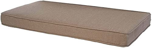 OITTO Outdoor/Indoor Bank Swing Loveseats Kissen 91,4 x 35,6 x 5,1 cm, wasserdichtes Möbel-Sitzpolster, Paletten-Couch-Kissen mit Keder, rutschfest und langlebig