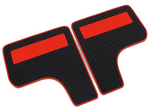 Paraspruzzi per Auto da 2 Pezzi, Paraspruzzi per Auto Nero Sport Style Paraspruzzi in Gomma Universale con Protezione Lampeggiante