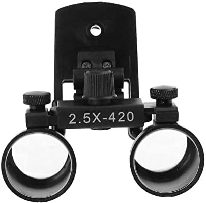 2.5XBinokuläre Lupen Clip-on Typ Lupe Optische Glas Labor Kopf Lupe