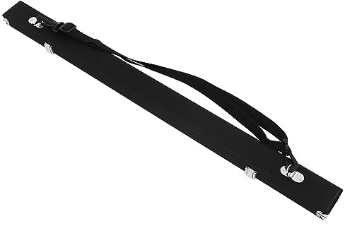COMETX Estuche para arco de violín LN194 Violín Viola Violonchelo 4/4 Universal Negro No Tejido Hardware Esquina Bisagra Hebilla Forrada con Franela Caja de Ballesta Portátil
