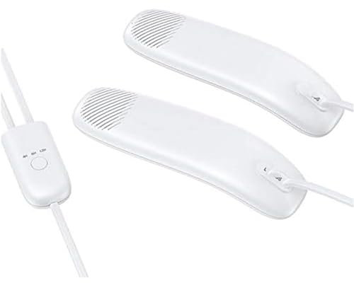 Small Boot Dryer Electric Boot Warmer with 2h/4h/8h Timer Foot Dry Abs Balls Shoes Dryer 2 Pack Rainy Seasons Shoe Dryer