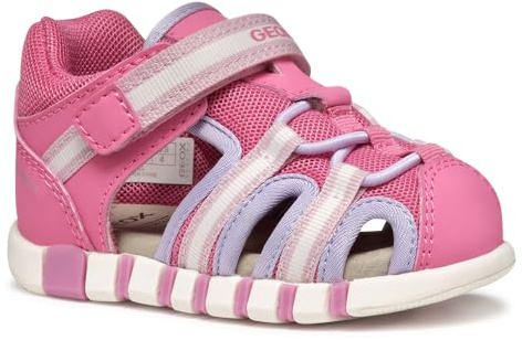 Geox BABY B SANDAL IUPIDOO GIR WHITE/FUCHSIA 21_EU
