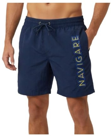 Navigare Boxer Mare Costume Uomo Pantaloncini da Bagno Anche in Taglie conformate H (M, 938311 Navy +)