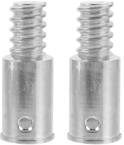 Healeved Broom Handle Threaded Tip End Adapter for Brush Paint Roller Stick Pole Compatible with Various Cleaning Tools 2.5In X 2In X 1In Threaded Tip Repair for Household and Commercial Use