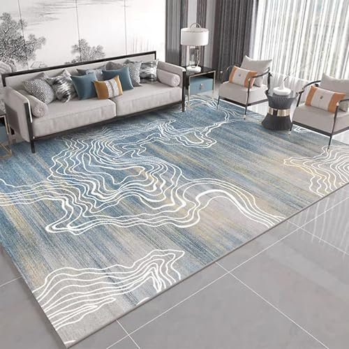 HJDSUDU Floor Heated Rug, In Floor Heating System, Detachable, Temperature Adjustable, 160x240cm/63x95in