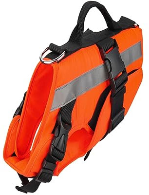 BESPORTBLE Tier-unterstützungsweste Hundeschwimmwesten Haustierweste Hund S Orange Bequem Sicher