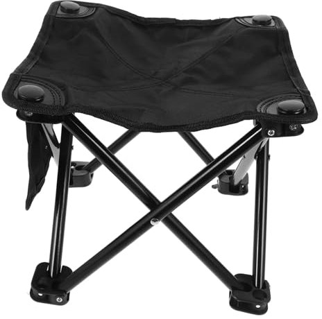 Uonlytech Klappstuhl Campingstuhl Faltbar Tragbarer Hocker Für Draußen Campingstühle Leichter Outdoor-klapphocker Zusammenklappbarer Mitnehmen Für Wandern Gartenstuhl Aus Kohlenstoffstahl