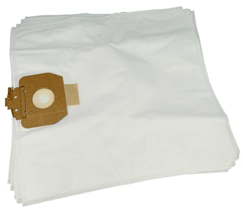 vhbw 5x Sacs compatible avec Diversey Taski Vento 15 | Vento 8S, Vento 8 aspirateur - microfibre non tissée, 43cm x 41cm blanc