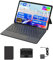 BNCF 11 Intel N150 2-in-1 Laptops, Windows 11 Touchscreen PC, 12GB RAM 256GB SSD, 1920x1200 IPS FHD Tablet USB-C/HDMI/SD WiFi 6, 34.2Wh Batería con Teclado magnético y Funda de Cuero