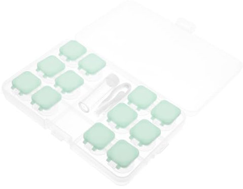 IWOWHERO 2sätze Tragbare Kontaktlinsenbox Mit -Cover Wiederverwendbare Und Auslaufsichere Aufbewahrung Für Kontaktlinsen Reise Augenschutz Und Pflege