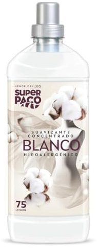 Super Paco de Dia Suavizante Blanco 75 lavados, 1.5L