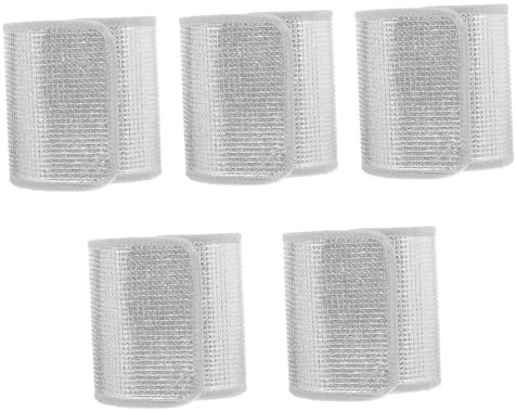 TOYANDONA 5stücke Blumentopfabdeckung Winterschutz Pflanzentopfabdeckungen Blumentopfisolierung Aluminiumfolienmaterial Klettband-Design Wärmedämmung Doppelseitige Isolierung