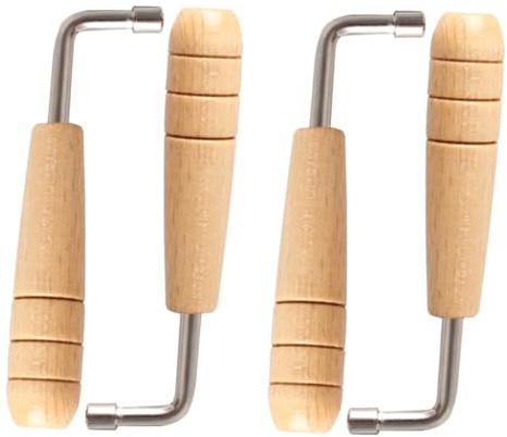 Stimmschlüssel für Leierharfe 4 Stück Stimmwerkzeug | Edelstahl und Holz, Tragbares Design, für Saiteninstrumente, Geeignet für Einsteiger und Profispieler