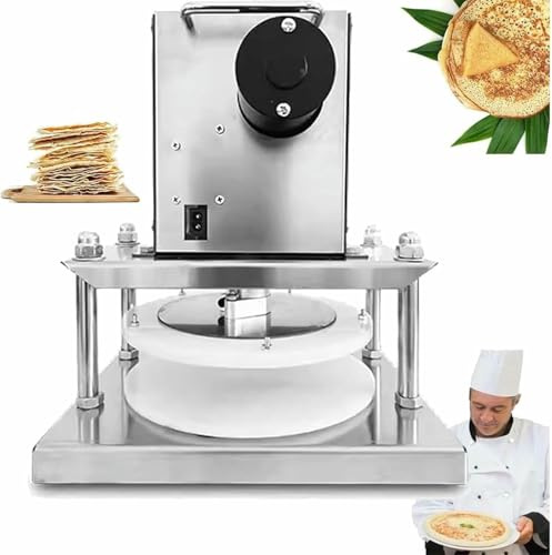 OJHGRDFV Pizza Pastry Press Machine, Pizza Dough Roller Sheeter, Automatic Lifting, Precise Dough Thickness Control, for Noodle, Pizza Bread and Pasta Maker