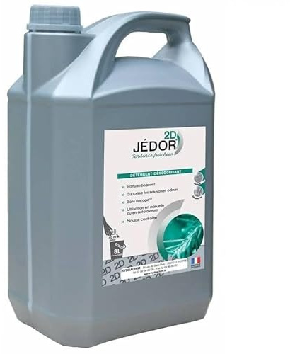 JEDOR - Détergent désodorisant sols 2D - Parfum pin eucalyptus - 5L