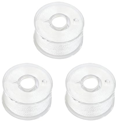 3PCS 20m Water Soluble White Bait Line Fishing Wire,Bait String, Bait Elastic,Fish Wire for Fishing