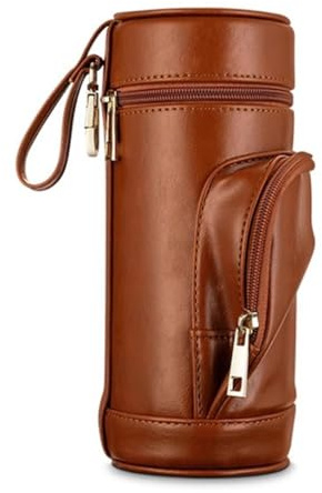 Scatola Per Sigari Portatile Custodia for sigari portatile in pelle umidificante multifunzionale