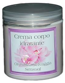 Centisia Crema Corpo Orchidea Selvaggia SENSUAL 250 ml – Idratante Naturale con Burro di Karitè, Olio di Cocco e Mandorle Dolci – Emolliente, Elasticizzante, Profumazione Sensuale