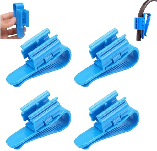 4PCS Aquarium Accessories & Fish Tank Accessories,Adjustable Hose Clamps,Pipe Clamps and Hose Pipe Holder for Secure Filtration Tubing,Mounting Brackets