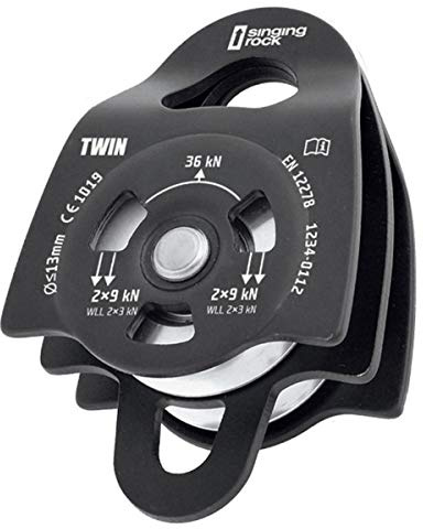 POLEA TWIN ROLL negro