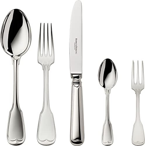 Robbe & Berking Alt-Faden 5 pzas. Cubiertos de menú (Plata de Ley 925)