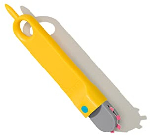 Makedo Fold-Roller | Falzwerkzeug für Karton, saubere Knicke und Rundungen | Rillt Faltlinien vor für saubere Kanten und runde Formen | Sicher und wiederverwendbar, bildschirmfrei | MINT, ab 5 Jahren