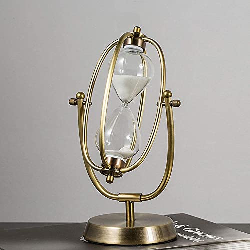 BDXZJ Antique Hourglass, Vintage Hourglass, Rotating Sand Hourglass, 60 Minutes Sand Timer Crafts Vintage Gift for Home, Desk, Office, Wedding Decor 60 minutes