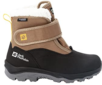 Jack Wolfskin Unisex barn Vojo Shell Texapore Mid Vc K snöstövlar, Brun svart, 28 EU
