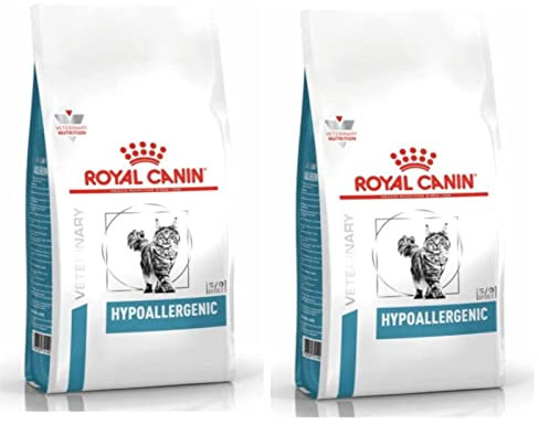 Royal Canin Veterinary Hypoallergenic | Doppelpack | 2 x 400 g | Diät-Alleinfuttermittel für ausgewachsene Katzen | Zur Minderung von Allergien und Nährstoffintoleranzerscheinungen